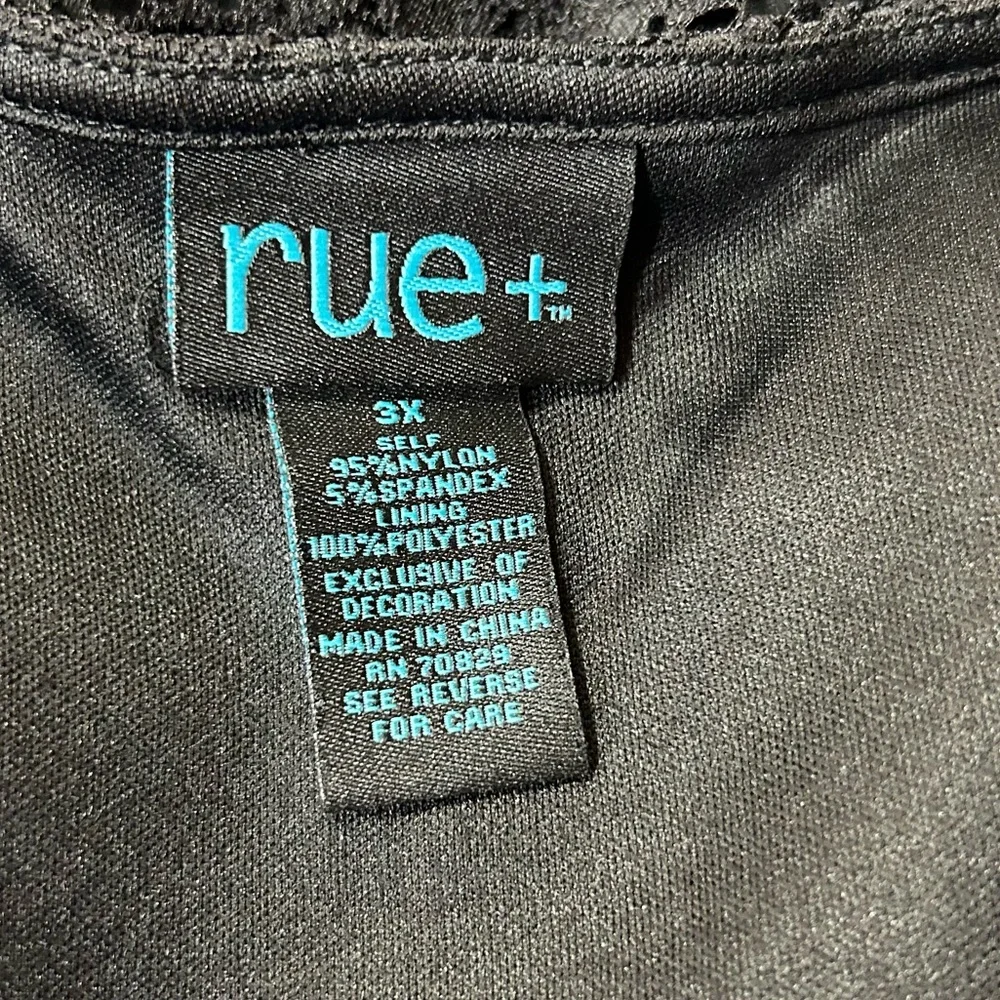 Rue21+ Black Lace Skater Dress - Picture 7 of 8